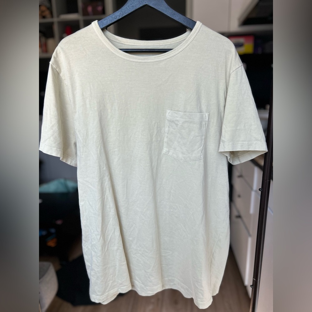 Goodfellow & Co Cream Short Sleeve Tee